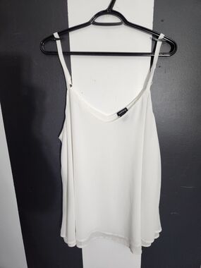 torrid White Lightweight Spaghetti Strap Cami